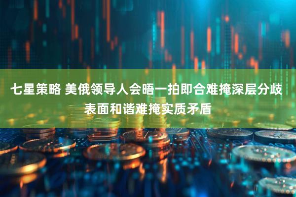 七星策略 美俄领导人会晤一拍即合难掩深层分歧 表面和谐难掩实质矛盾
