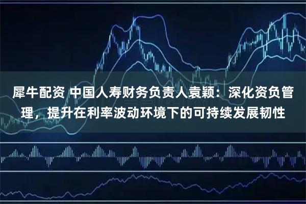 犀牛配资 中国人寿财务负责人袁颖：深化资负管理，提升在利率波动环境下的可持续发展韧性